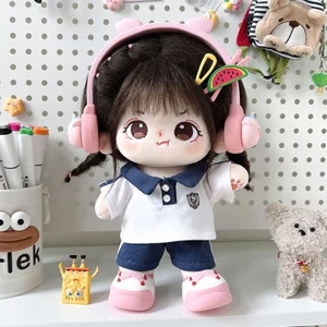 Quần áo trẻ em 20cm Quần áo búp bê Cotton siêu rẻ 20cm Búp bê cổ điển Đồng phục đi học