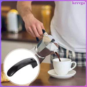 2 Chiếc Đen Bakelite Cà Phê Tay Cầm Thay Thế Tiện Dụng Chịu Nhiệt Cho Ấm Siêu Tốc Trà Sử Dụng kevga