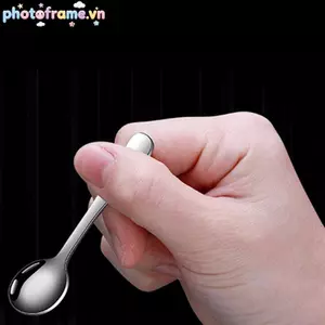 Khung Ảnh Thép Không Gỉ Cà Phê Khuấy Thìa Mini Note Thìa Cốc Trà Thìa Nhạc Thanh Kem Sáng Tạo Quà Tặng Thìa Nhà Bếp Bộ Đồ Ăn VN