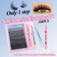 D Curl 8-16mm Cụm mi mi mềm mại tự nhiên có thể tái sử dụng phù hợp cho phụ nữ mọi lứa tuổi