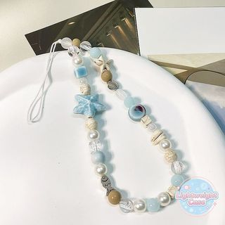 Dây đeo điện thoại dạng chuỗi nhiều màu sắc với thiết kế hình ngôi sao và trái tim, nhỏ gọn và đa năng