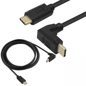 Btsg 90 Độ Góc Loại C Cáp Nam Đến Nam 10Gbps Truyền Dữ Liệu Góc Phải Dây Sạc USB Cho Điện Thoại Di Động