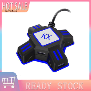 < CarFashion > Bộ chuyển đổi di động Khả năng tương thích mạnh mẽ Bộ chuyển đổi bàn phím chuột chơi game nhẹ cho XBOX / Switch / PS3