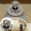 Một thế giới| 2 Cái / bộ Thời Trang Nữ Cubic Zirconia Tuyên Bố Đính Hôn Nhẫn Trang Sức
