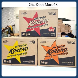 Thùng 40 Gói Mì Trộn Koreno 73g Chính Hãng – Mì Trộn Hàn Quốc, Date Mới