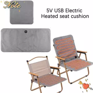 NOTE1 Đệm Ghế Làm Nóng, Với 3 Nhiệt Độ Có Thể Điều Chỉnh USB Làm Nóng Ghế Điện, Tấm Nóng Ghế Chống Thấm Nước Bền Ngoài Trời