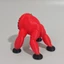 PS1 Móng Vuốt Biển Thực Tử Quái Vật Nhân Vật Hành Động 3D In Đỏ Biển Sâu Abyss Sinh Vật Mô Hình Đồ Chơi SP1