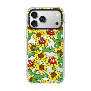 Ốp điện thoại hướng dương từ tính cho iPhone 17 Pro Max 16 15 14 13 17Air 16Plus Ốp lưng cứng trong suốt Vỏ bảo vệ chống sốc