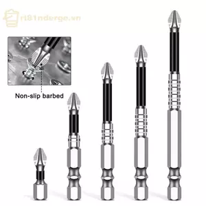 GE K5 Chống Trơn Trượt Độ Cứng Cao Bit S2 ic 5A Chống Trơn Trượt Đầu Chữ Thập Điện Mũi Tua Vít Điện VN