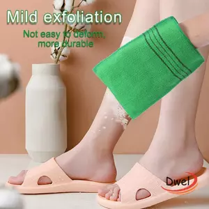 Khăn tắm tẩy tế bào chết DWEL Da mịn màng Chất tẩy rửa toàn thân bằng sợi Viscose