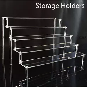 CAST Display Stand Tools Acrylic Home Storage Tổ chức trang điểm Trong suốt Anime Hình giữ
