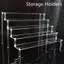 CAST Display Stand Tools Acrylic Home Storage Tổ chức trang điểm Trong suốt Anime Hình giữ