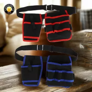 {TB & Bag} Túi đựng dụng cụ thợ điện xoay 360 chống thấm nước Túi thắt lưng có thể điều chỉnh Túi đựng dụng cụ chống mài mòn nhiều nhà thơ.