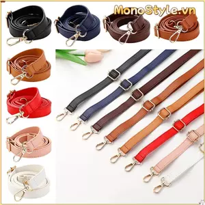 MONOSTYLE 130cm Dây da nữ đeo chéo có thể điều chỉnh tay cầm