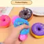 Donut Squishy Đồ Chơi Giảm Căng Thẳng Mềm TPR Chống Lo Âu Bóp Fidget Đồ Chơi Dành Cho Người Lớn Trẻ Em Lo Âu Quà Tặng
