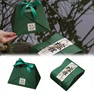 Hộp DELMER Zongzi, Hộp lễ hội thuyền rồng cầm tay cầm tay, Hộp lưu trữ gói sang trọng có thể tái sử dụng sang trọng Hộp quà lễ hội sang trọng có thể tái sử dụng