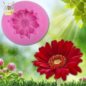 1 Khuôn Silicon Hình Hoa DIY Bánh Ngọt Cupcake Sô Cô La Xà Phòng Máy Nướng Khuôn Bánh Kẹo Đường Nghệ Thuật Trang Trí Dụng Cụ ELWW