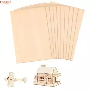 THEGIRL8B Mô Hình Hàng Không Lớp Bảng Gỗ Mô Hình Làm Chip Gỗ Đồ Chơi Balsa DIY Nhà Gỗ Điêu Khắc Mô Hình Trẻ Em Vật Liệu Mô Hình Thủ Công DIY Tấm Gỗ Hình Chữ Nhật