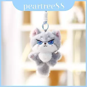 Móc khóa sang trọng Mini Wolf có chất liệu mềm cho ba lô hoặc quà tặng cho bé gái