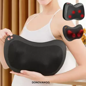 DONOVANQQ Máy Mát Xa Lưng, Với Nhiệt 3D Mô Phỏng Gối Massage Cổ, Quà Tặng Nhào Khăn Giấy Sâu Đa Năng Shiatsu Massage Thư Giãn