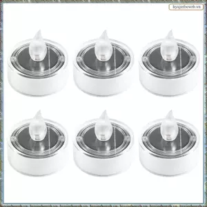 6 Chiếc Chống Thấm Nước Ngọn Lửa Ánh Sáng Ngoài Trời Get-Together Đèn Nến Sân Vườn Sân Đèn Trang Trí