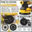 Móc Vòng Quỹ Đạo Sander Thay Thế Miếng Lót Kim Loại 5 Inch 8 Lỗ Cho DWE6423 6423K DWE6421 6421K DCW210B
