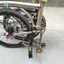 Xe Đạp Gấp Bánh Xe Dễ Dàng Cho Hợp Kim Nhôm Easywheel Siêu Nhẹ Kín Vòng Bi Đẩy Bánh Xe Phụ Kiện Xe Đạp, Đen