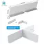 4 Gói Gutter Splash Guards Bạc Gutter Splash Guards cho ngôi nhà Mái góc thợ lặn Mái nhà thợ lặn đi mưa