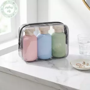 Bộ Chai Bóp Du Lịch PUSKY Ống Silicon Mềm Chống Rò Rỉ Cho Dầu Gội Lotionpact Và Di Động Cho Ngày Lễ Ngoài Trời Và Văn Phòng VN