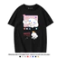 Sanrio Cinnamoroll hoạt hình chó Unisex Xu hướng thời trang mùa hè Áo thun Anime tay ngắn hàng đầu