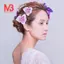 Rất nhiều 20 Chiếc 9cm Bướm Hoa Lan Nhân Tạo Đầu Hoa Trang Trí Cho Đám Cưới Barrette Phụ Kiện