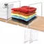 Kệ chia Acrylic tủ quần áo để ngăn quần áo tổ chức rõ ràng, vách ngăn kệ sách
