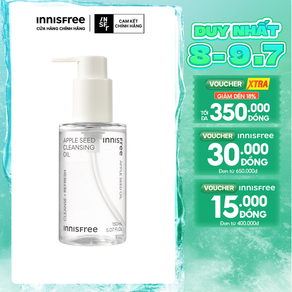 Dầu tẩy trang táo Innisfree Apple Seed Cleansing Oil 150ml