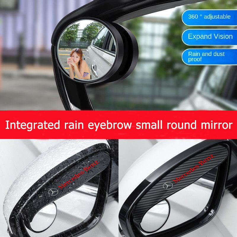 Gương chiếu hậu Benz mưa lông mày và lá chắn mưa gương phản quang mưa lông mày cho Mercedes Benz W210 W124 W203 W204 C200 W140 W176 W205 W123 W220 W211 W212 GLA GLB AMG