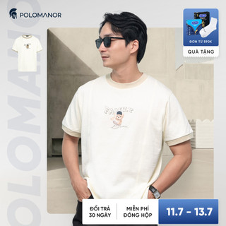 [DEAL SIZE XXL] Áo thun cao cấp DRILL, BST FAMILY BEAR, chất liệu Cotton 2C đứng form, thoáng mát - POLOMANOR
