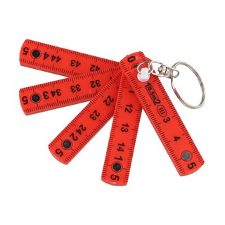 [FUXIN] Móc khóa thước gấp 0,5m nhỏ gọn cho công cụ đo di động, bền bỉ