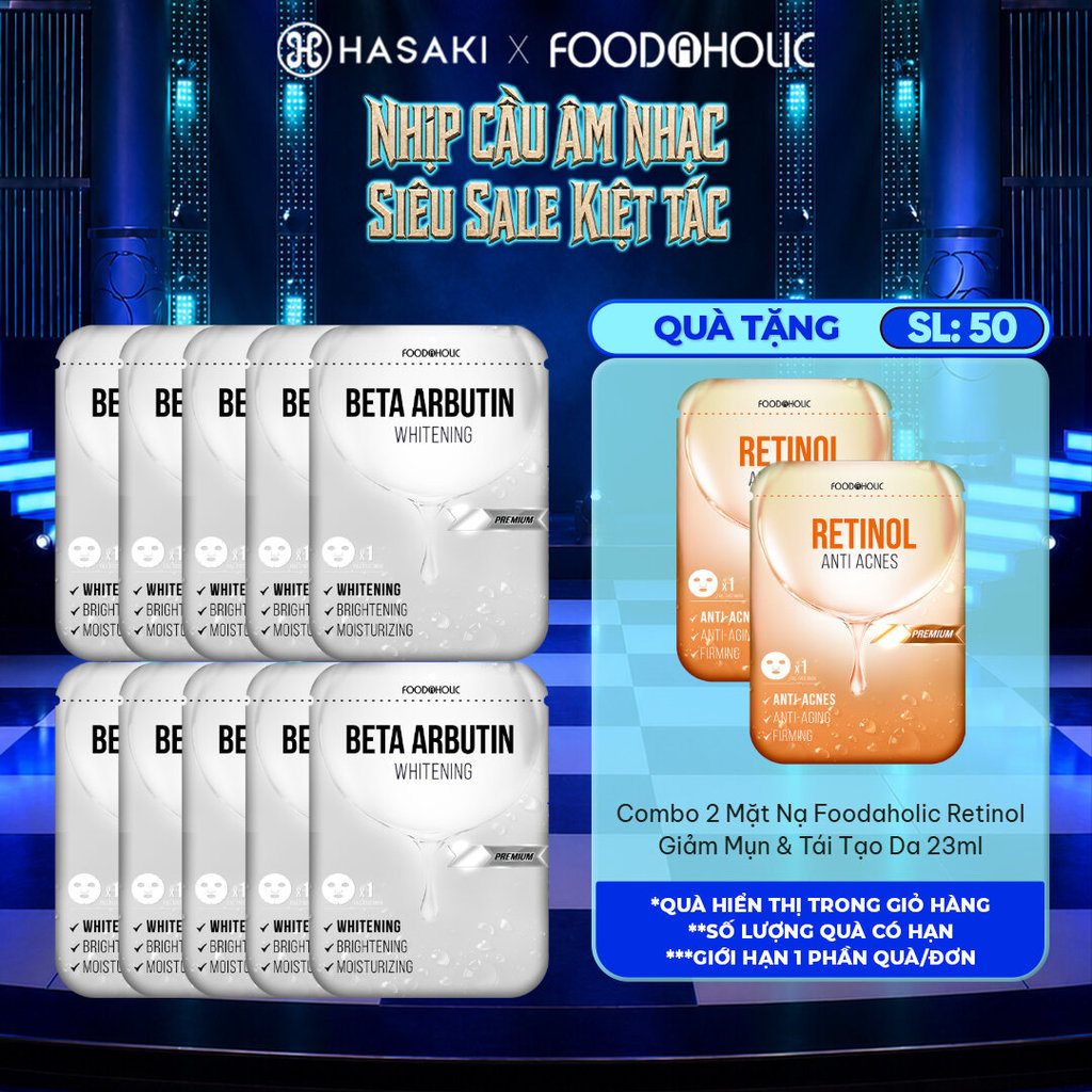 Combo 10 Mặt Nạ Foodaholic 23mlx10