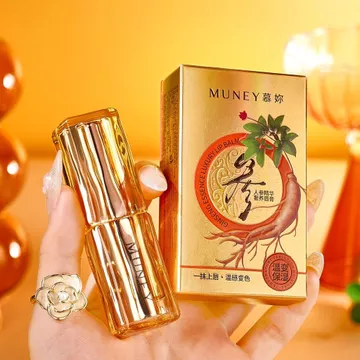 ✨Cửa hàng được đề xuất✨Muyou Nhân Sâm Tinh Chất Sang Trọng Nuôi Dưỡng Son Môi Giảm Đường Môi Không Lột Ngàn Người Ngàn Màu Sắc Dưỡng Ẩm Tự Nhiên Son Môi Đổi Màu
