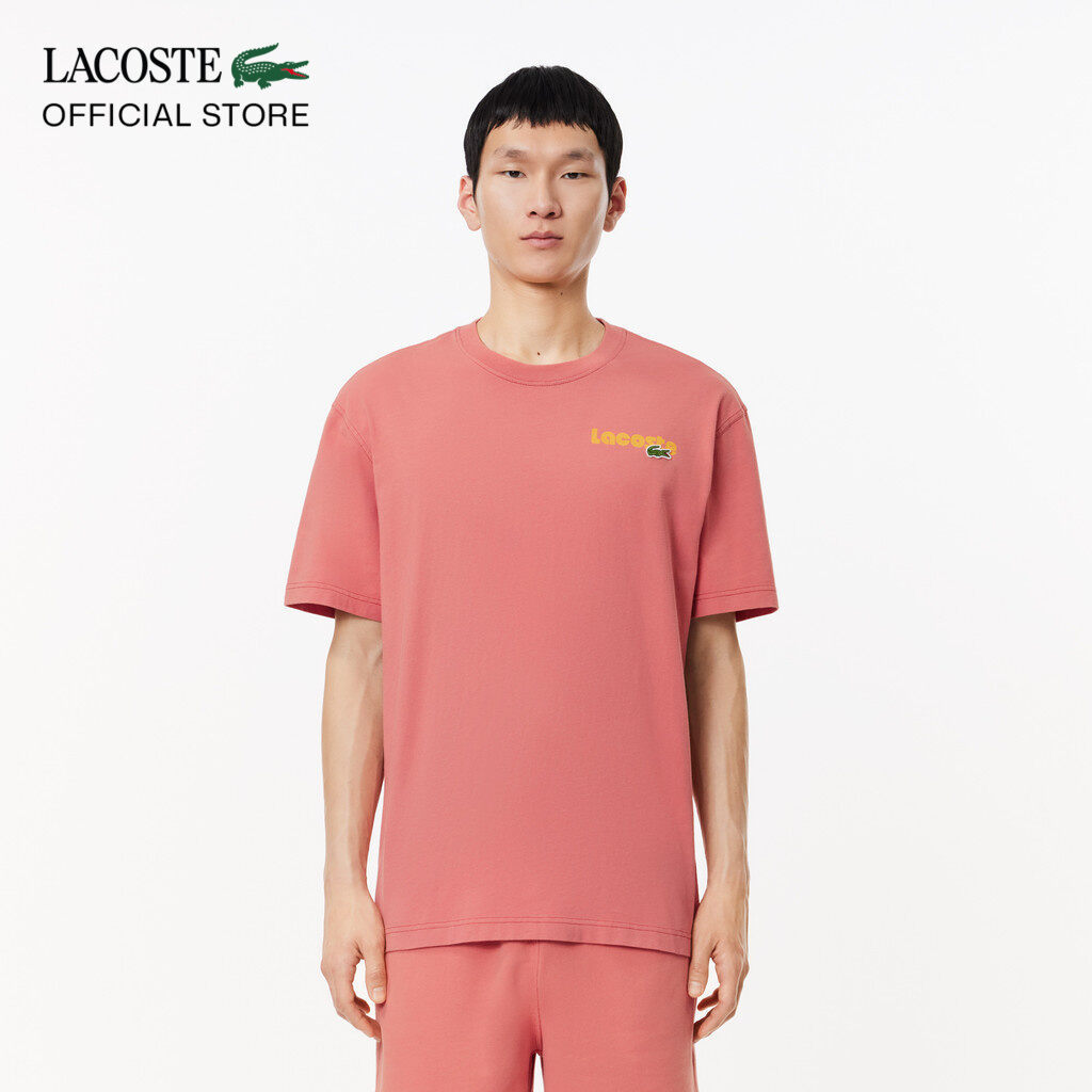 Áo Thun Lacoste Nam Hiệu Ứng Wash Họa Tiết Ombré