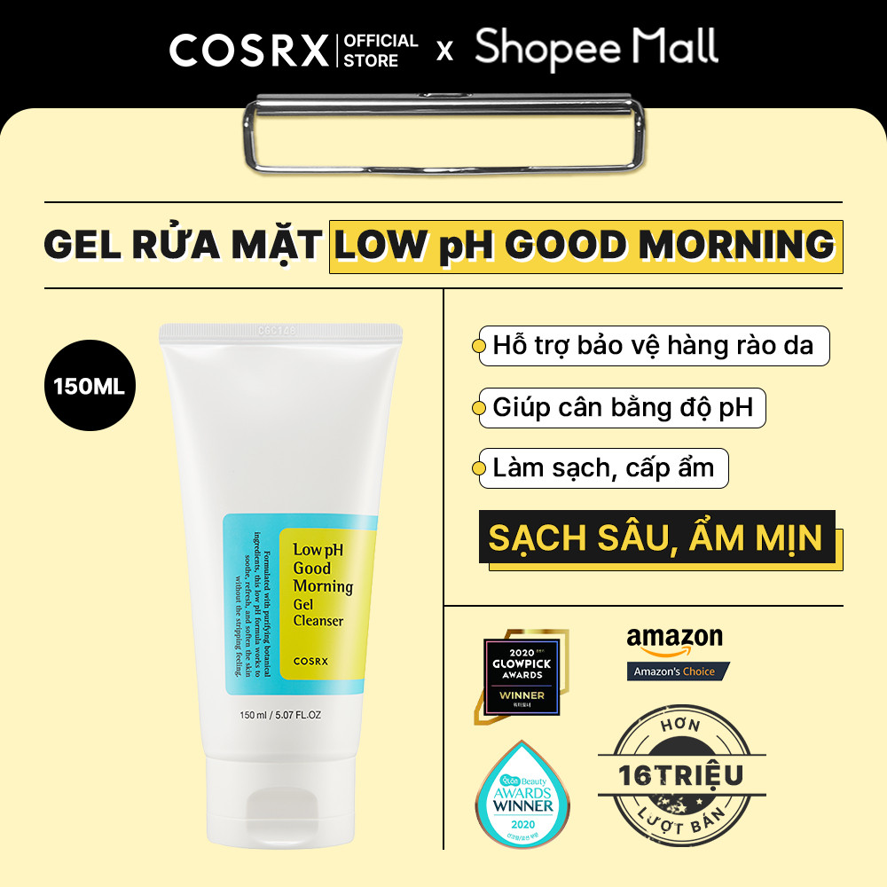 COSRX Sữa rửa mặt Low pH Good Morning Gel Cleanser 150ml