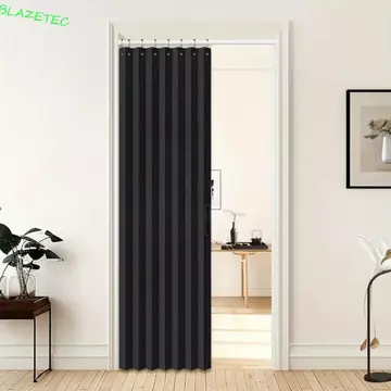 Rèm Cửa Gấp BLAZETEC, Rèm Tắm Dày Chống Thấm Nước, Rèm Phân Vùng Drap Mềm Đa Kích Thước Phong Cách Bắc Âu Rèm Chia Phòng Phòng Phòng Phòng Khách