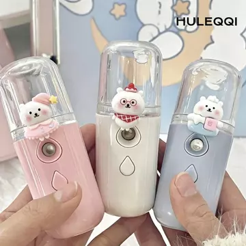 Máy phun sương mặt HULEQI, Máy tạo độ ẩm cầm tay có thể sạc lại USB, Máy phun sương cầm tay trị liệu bằng hương liệu Nano Xịt phun sương dưỡng ẩm Sử dụng trên mặt
