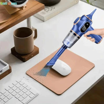 GIỚI HẠN SHOWS Máy hút bụi không dây, Màn hình LCD sử dụng kép Máy hút bụi ô tô, Công suất cao 4500Pa Hút mạnh 120W Máy hút bụi không dây hút cao Làm sạch bàn phím
