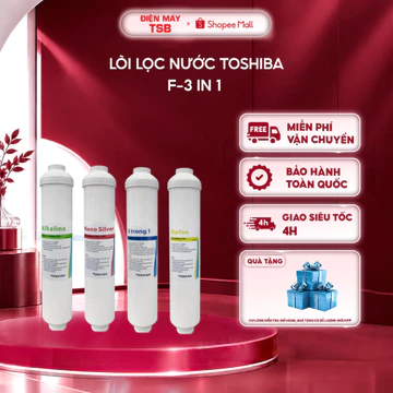 Lõi lọc nước Toshiba 4 lõi chức năng - Thời gian thay lõi 12 tháng - Hàng chính hãng