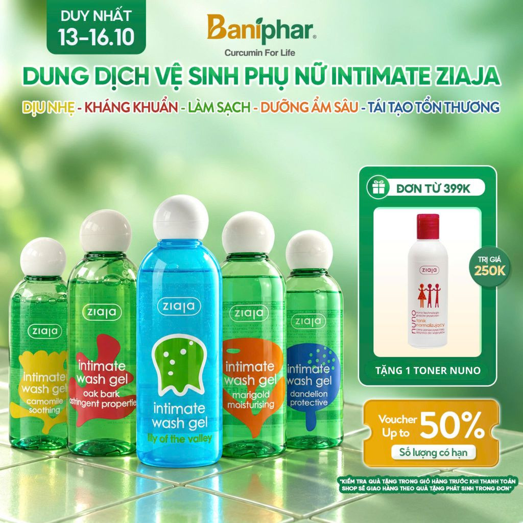[LIVESTREAM] Dung Dịch Vệ Sinh Phụ Nữ Intimate ZIAJA Ba Lan Giúp Dưỡng Ẩm, Làm Sạch Khử Mùi và Cân Bằng pH Tự Nhiên