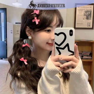 Onetimingfine 4 Nơ Kẹp Tóc Bé Gái Nơ Nhỏ Barrettes Nữ Đơn Giản Mũ Kẹp VN