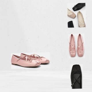 Giày PEDRO Nica Satin Ballerina Flats - PW1-66480114 chính hãng đủ bill