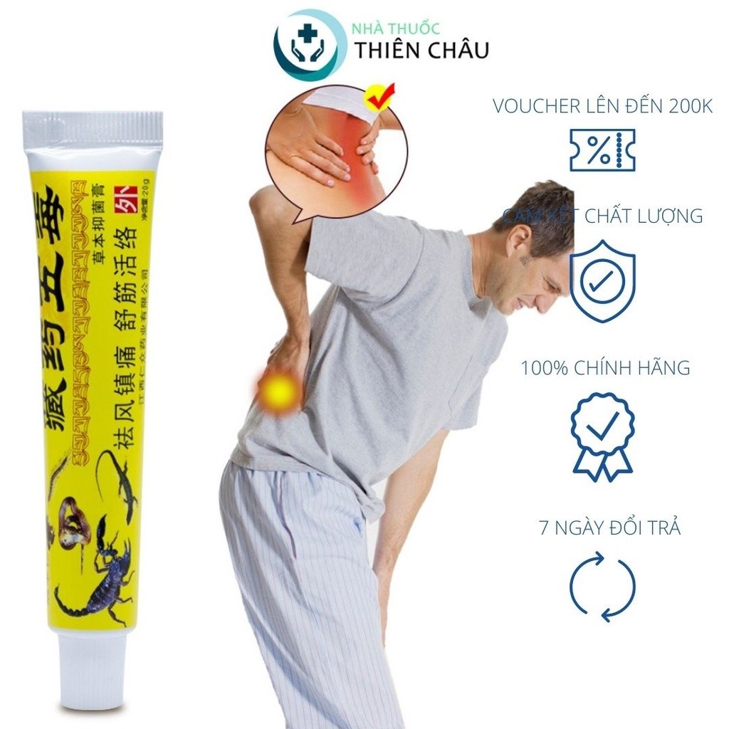 Đốt Sống Lưng Cổ Vai Gáy-Cao Xoa Bóp Ngũ Độc Tây Tạng Hỗ Trợ Giảm Đau Nhức Xương Khớp