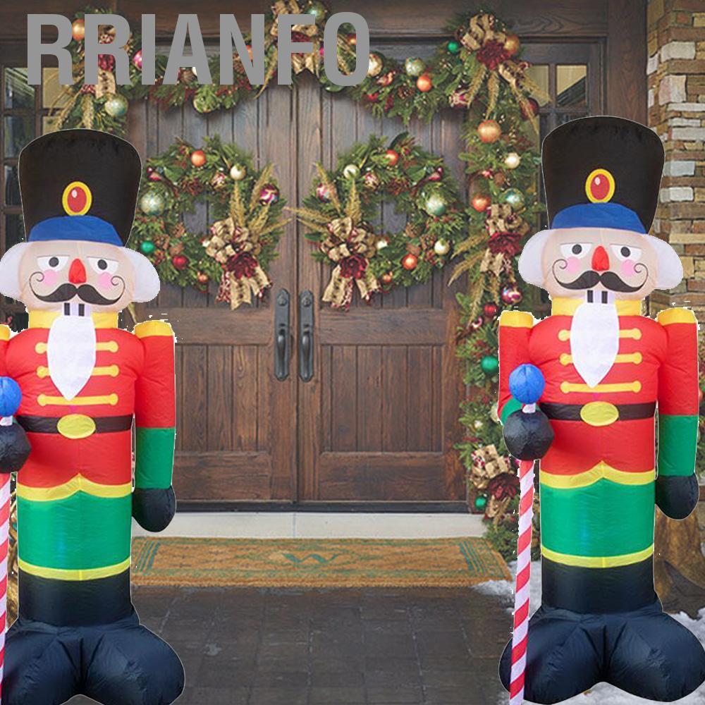 Rrianfo Rrianfo 8 Ft Kẹp Kẹp Giáng Sinh Bơm Hơi Ngày Lễ Trang Trí Nhà Cửa Đèn LED Ngoài Trời Đồ Trang Trí Quà Giáng Tiệc Năm Mới Cửa Hàng Trang Trí Sân Vườn