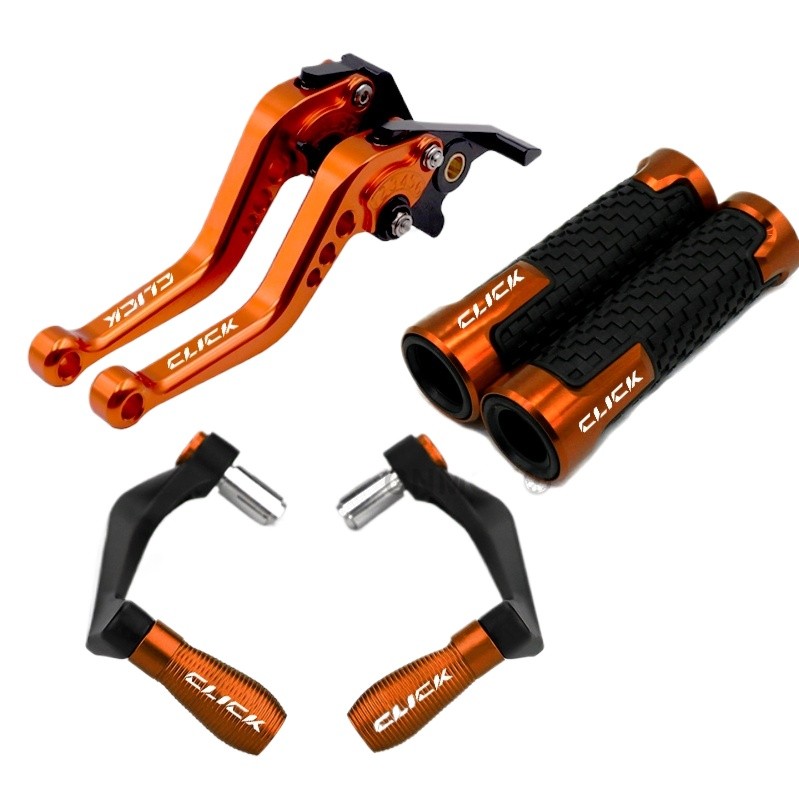 Dành Cho Xe HONDA Click 125 / 150 / 160 V1 V2 V3 Game Changer Xe Máy Sửa Đổi CNC Có Thể Điều Chỉnh Phanh & Ly Hợp Đòn Bẩy Với Bộ Bảo Vệ Đòn Bẩy